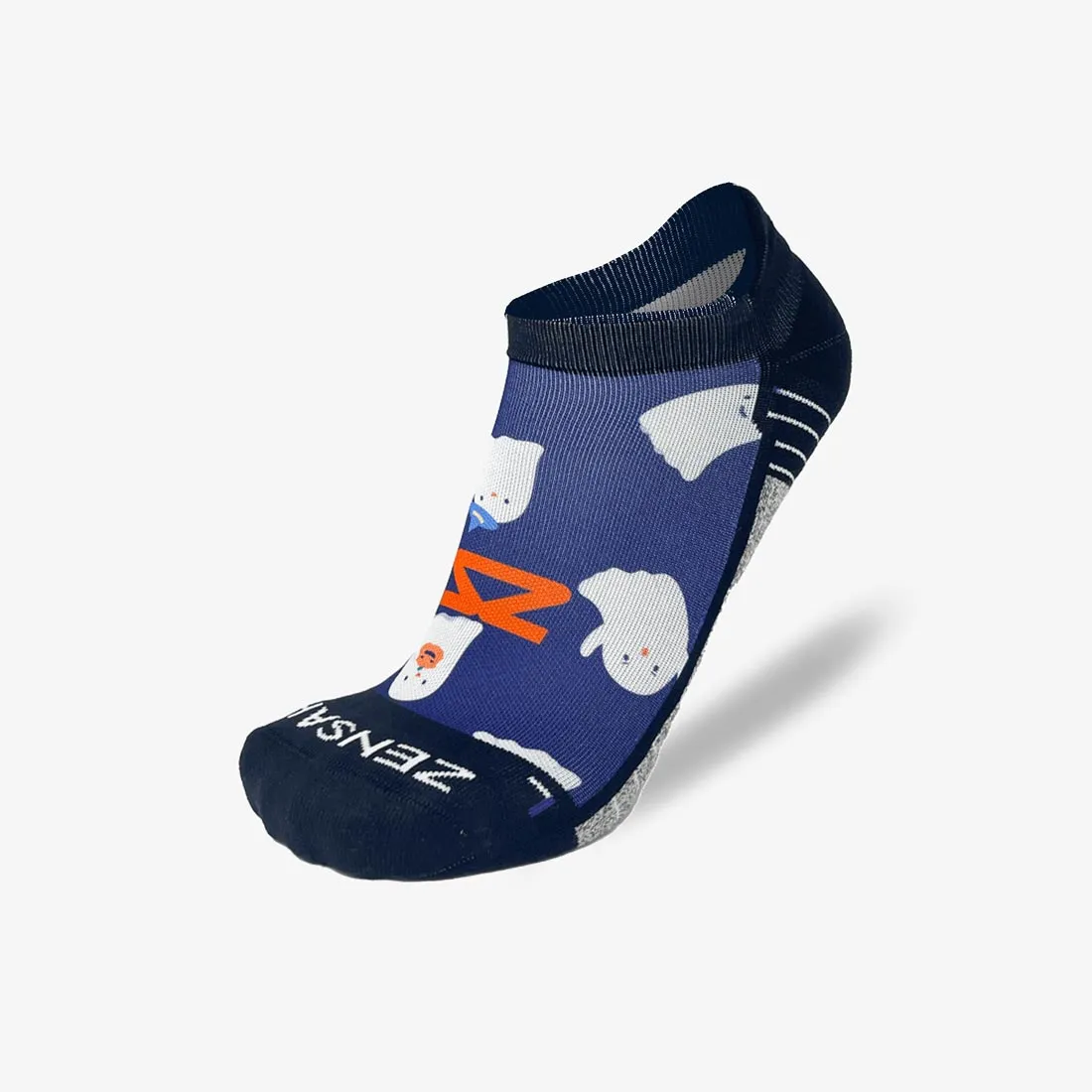 Cute Ghosts Running Socks (No Show) sold by Zensah product image thumbnail 3