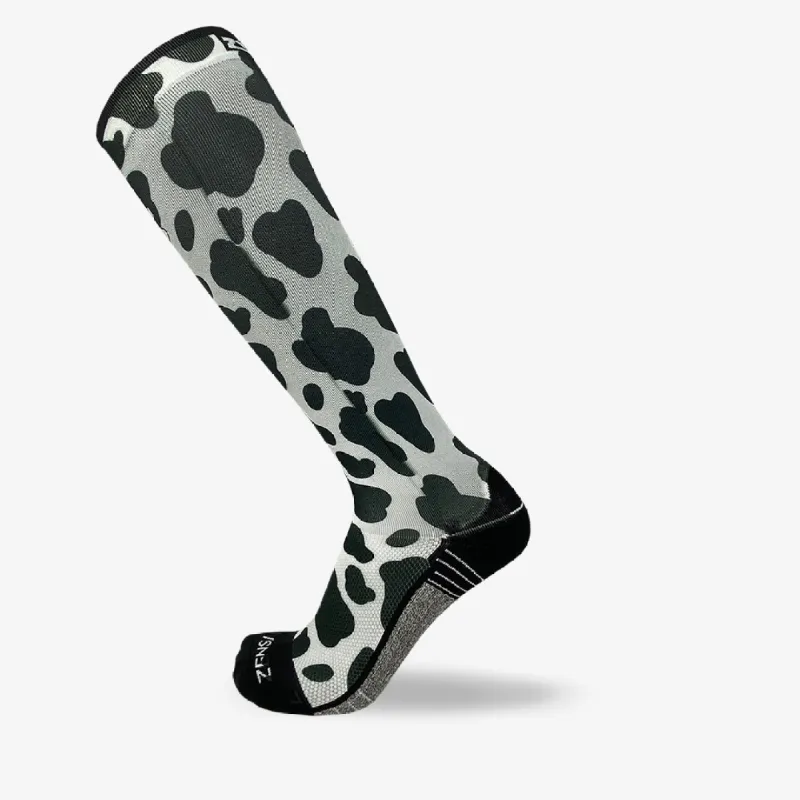 Cow Print Compression Socks (Knee-High) sold by Zensah