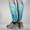 Abstract Waves Compression Leg Sleeves sold by Zensah