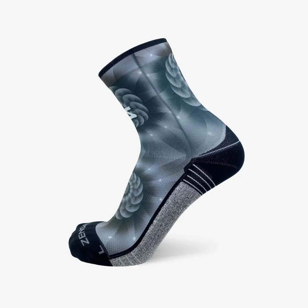 Fibonacci Spiral Socks (Mini-Crew) sold by Zensah