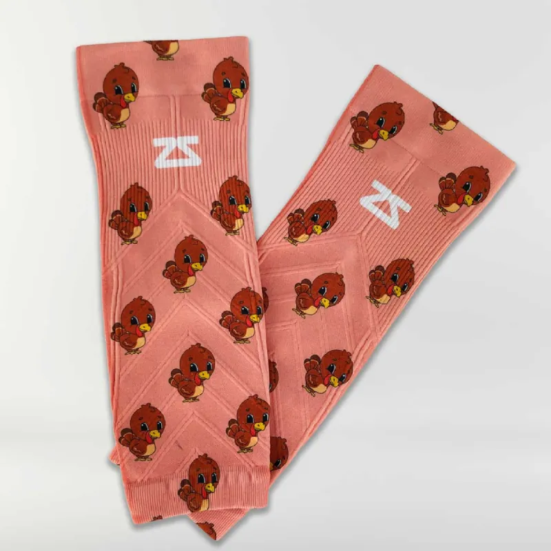 Cute Turkeys Compression Leg Sleeves sold by Zensah