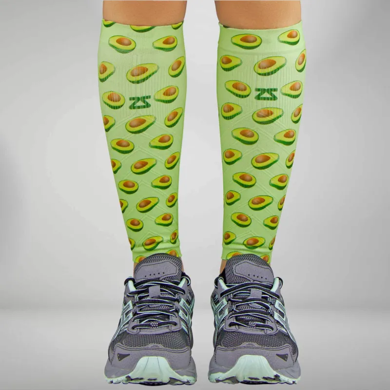 Avocado Compression Leg Sleeves sold by Zensah
