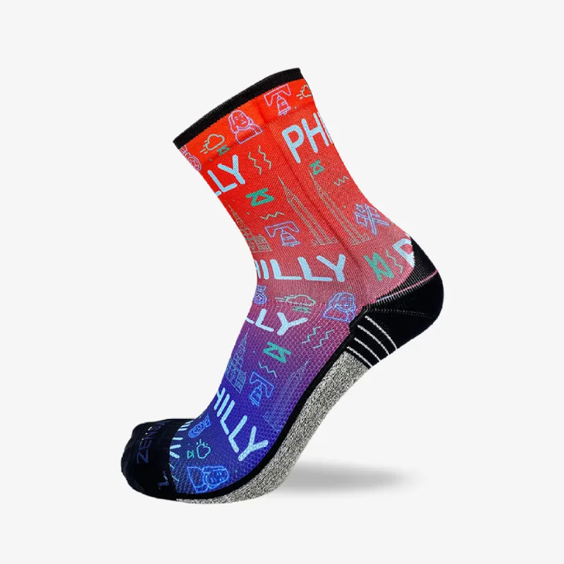 Neon Philly Socks (Mini-Crew) sold by Zensah