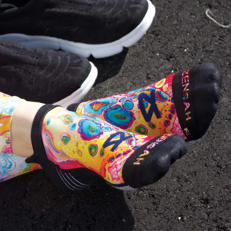 Abstract Art Running Socks (No Show) sold by Zensah
