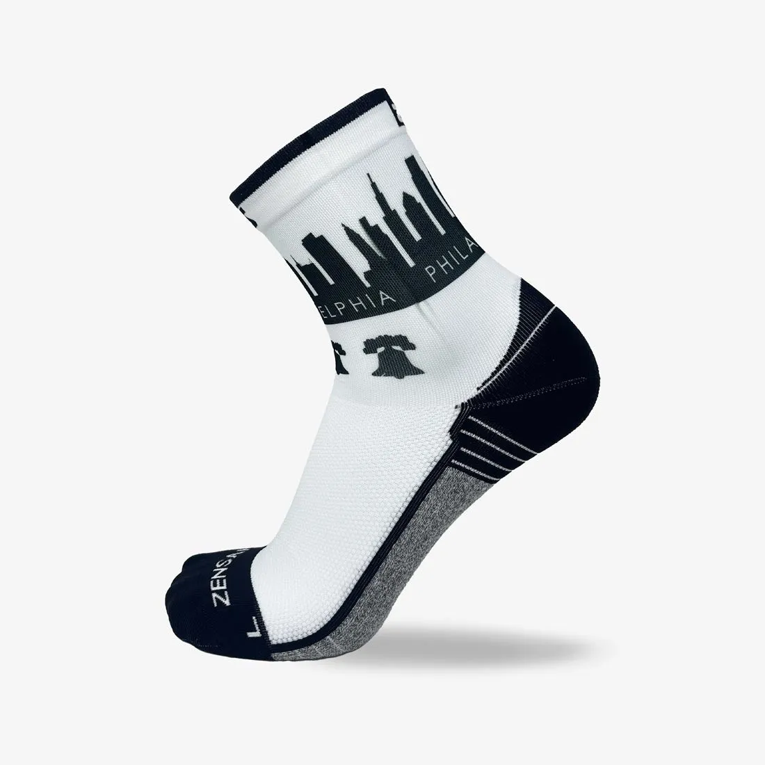 Philadelphia Skyline Socks (Mini-Crew) sold by Zensah