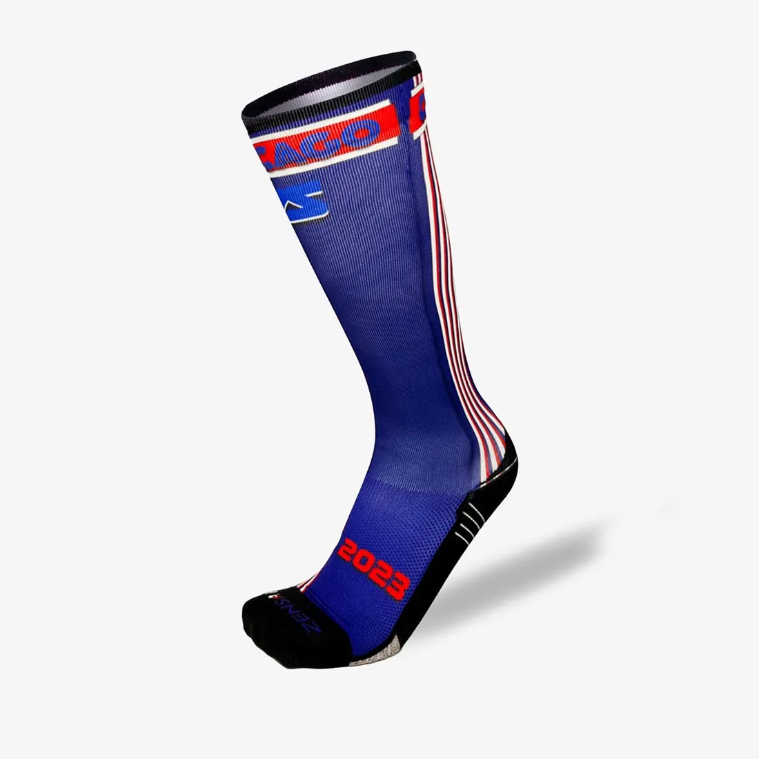 Old School Chicago Compression Socks (Knee-High) sold by Zensah product image thumbnail 2