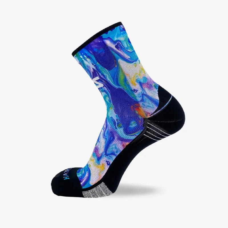 Fluid Art Socks (Mini-Crew) made by Zensah