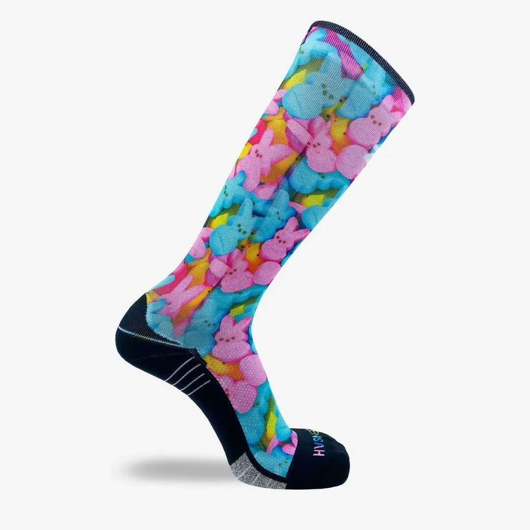 Marshmallow Bunnies Compression Socks (Knee-High) sold by Zensah product image thumbnail 3