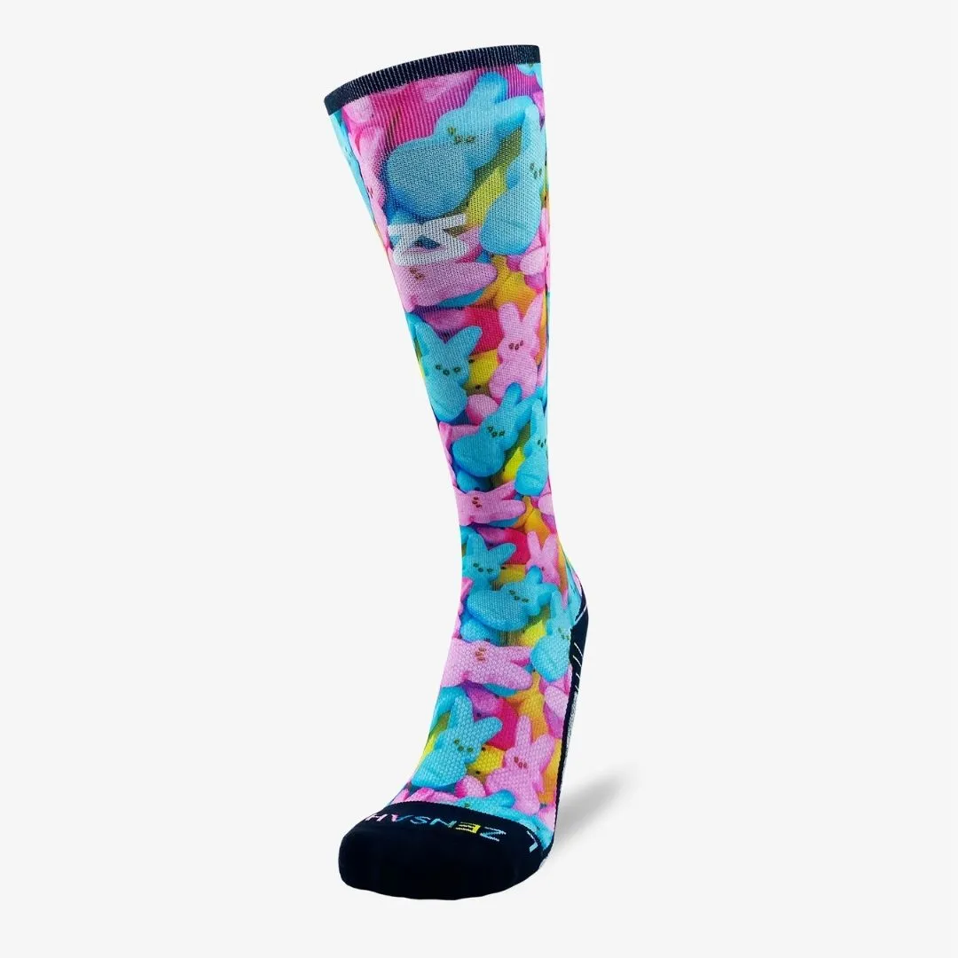 Marshmallow Bunnies Compression Socks (Knee-High) sold by Zensah product image thumbnail 2