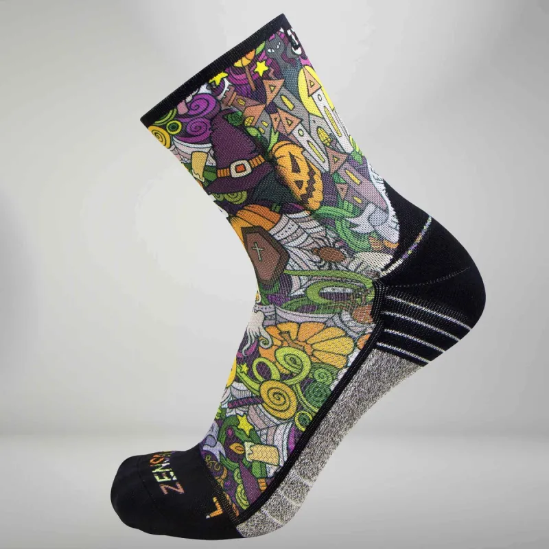 Halloween Collage Socks (Mini Crew) sold by Zensah