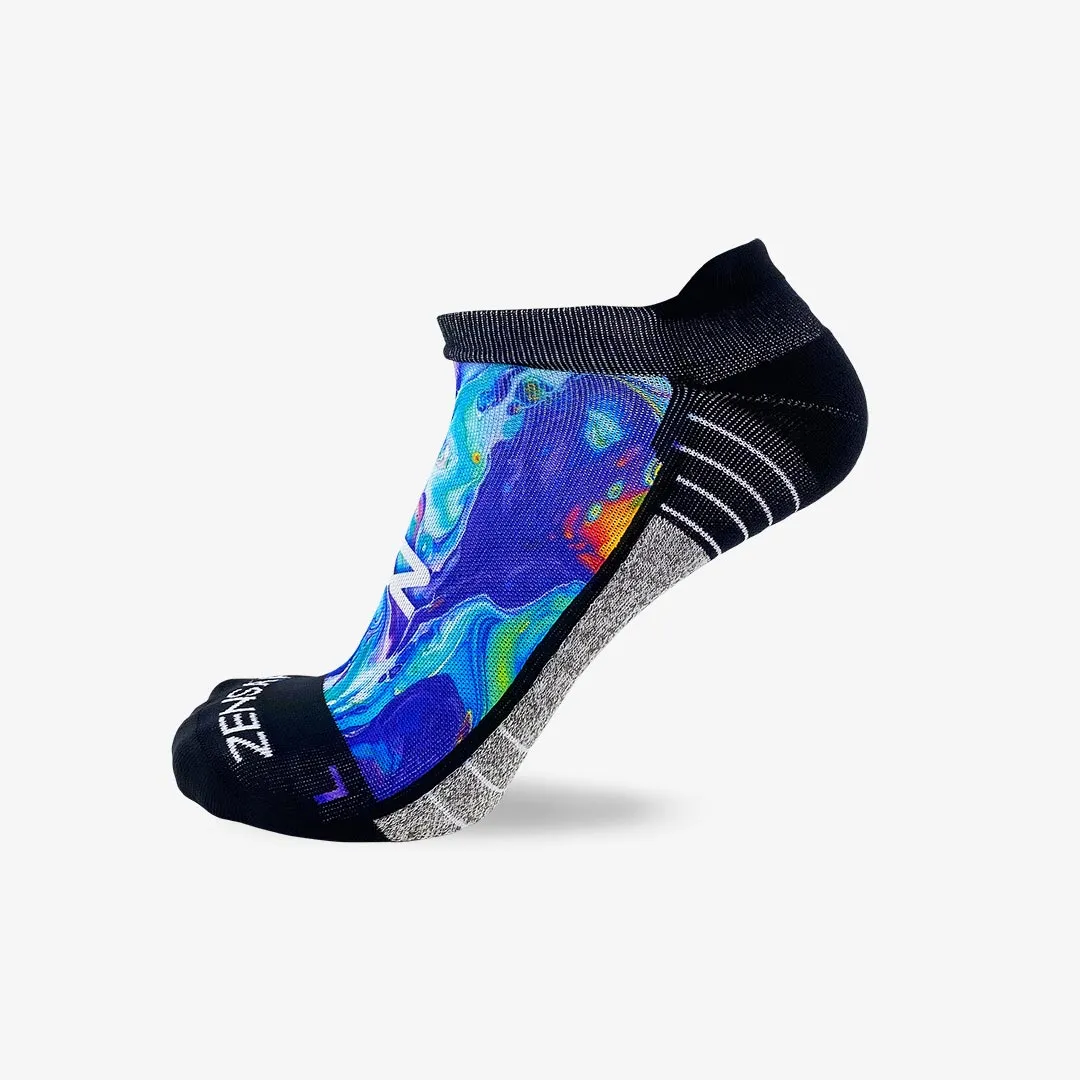 Fluid Art Running Socks (No Show) sold by Zensah