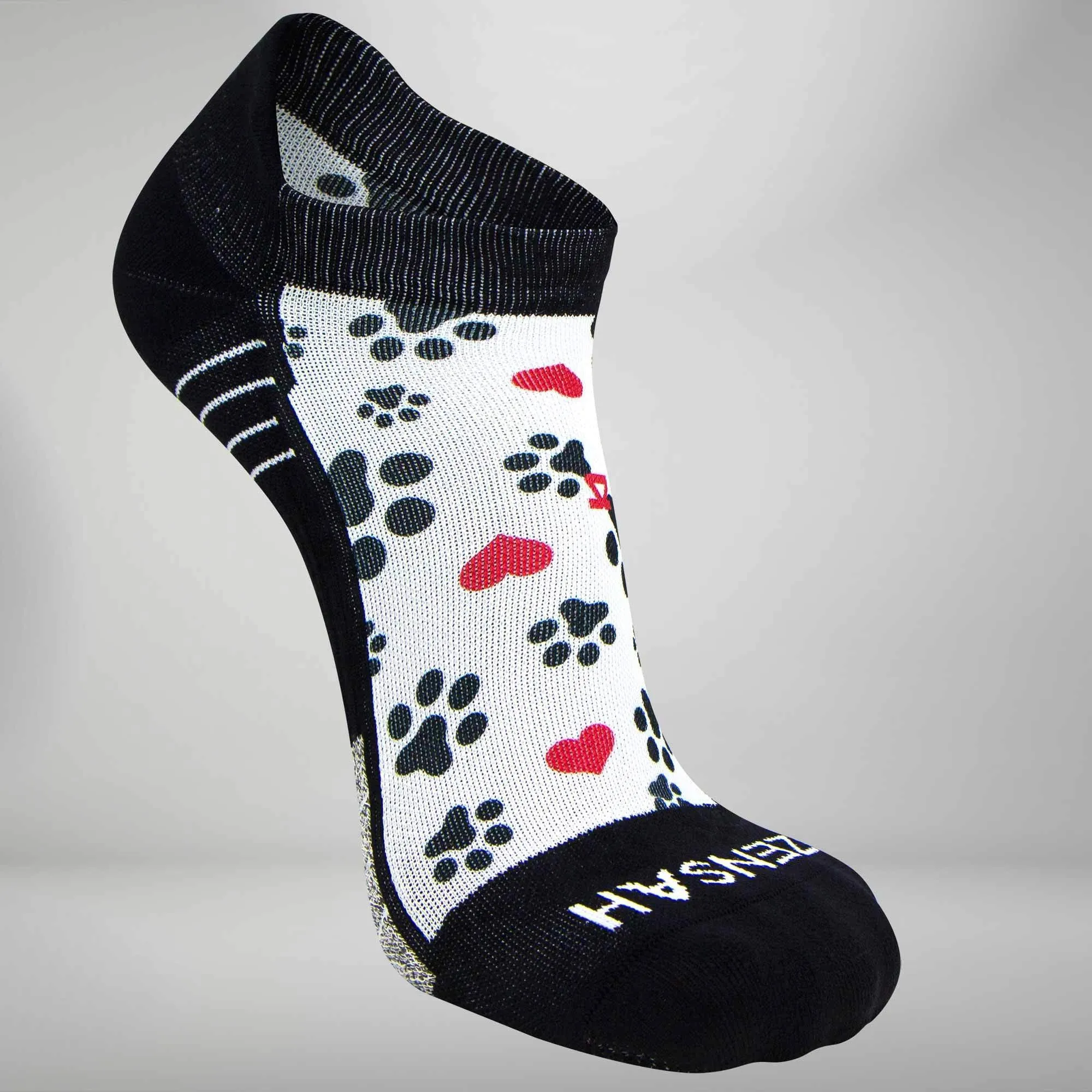 Paw Prints Socks (No Show) sold by Zensah product image thumbnail 3