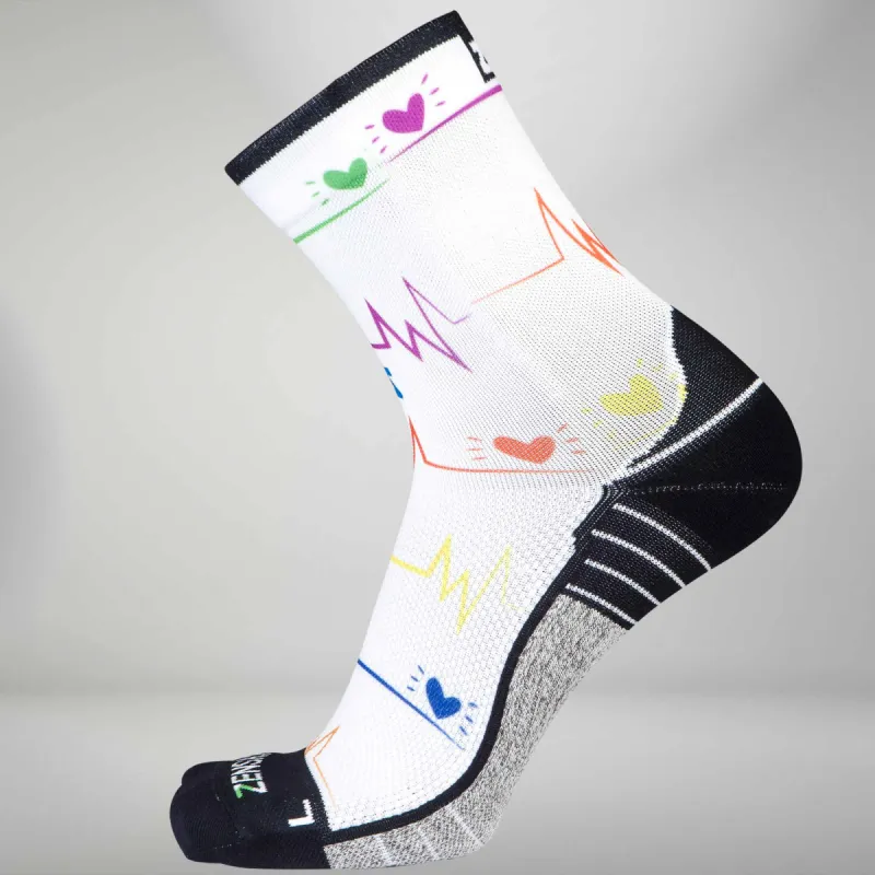 EKG Running Socks (Mini Crew) sold by Zensah