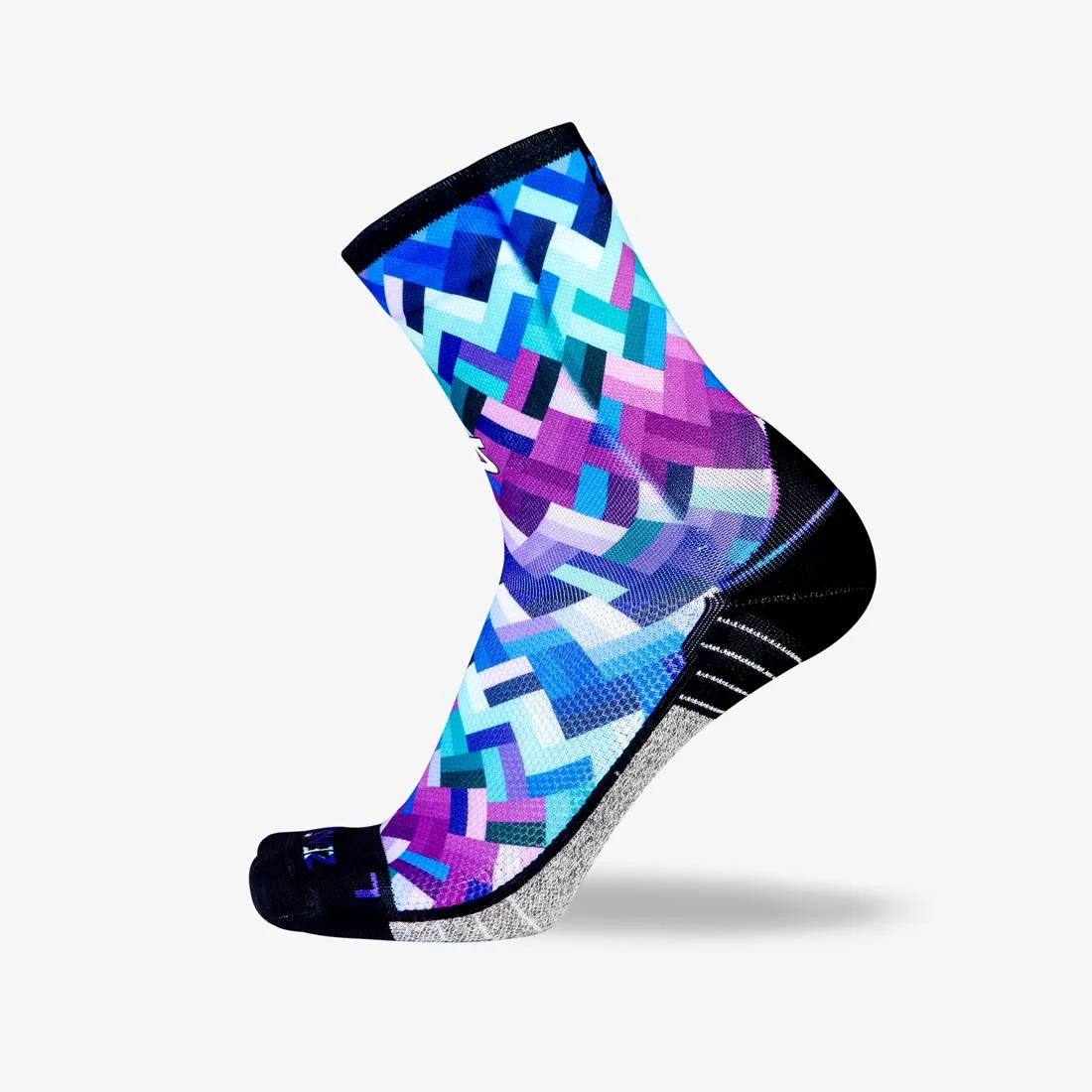 Geo Waves Socks (Mini Crew) sold by Zensah