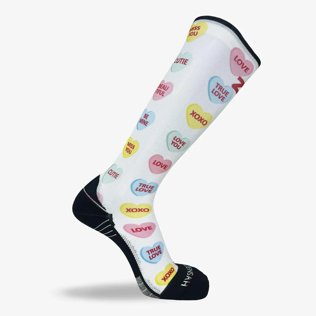 Candy Hearts Compression Socks (Knee-High) sold by Zensah product image thumbnail 3