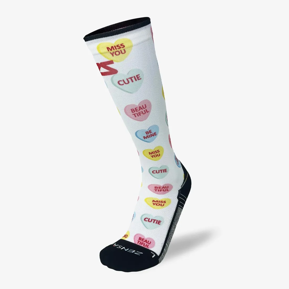 Candy Hearts Compression Socks (Knee-High) sold by Zensah product image thumbnail 2