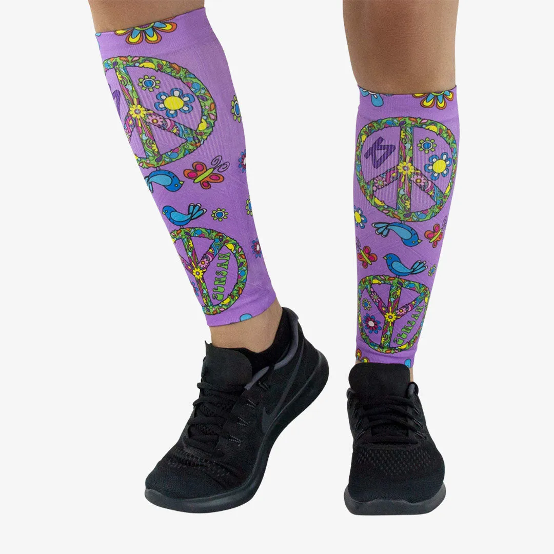 Peace Signs Compression Leg Sleeves sold by Zensah product image thumbnail 3