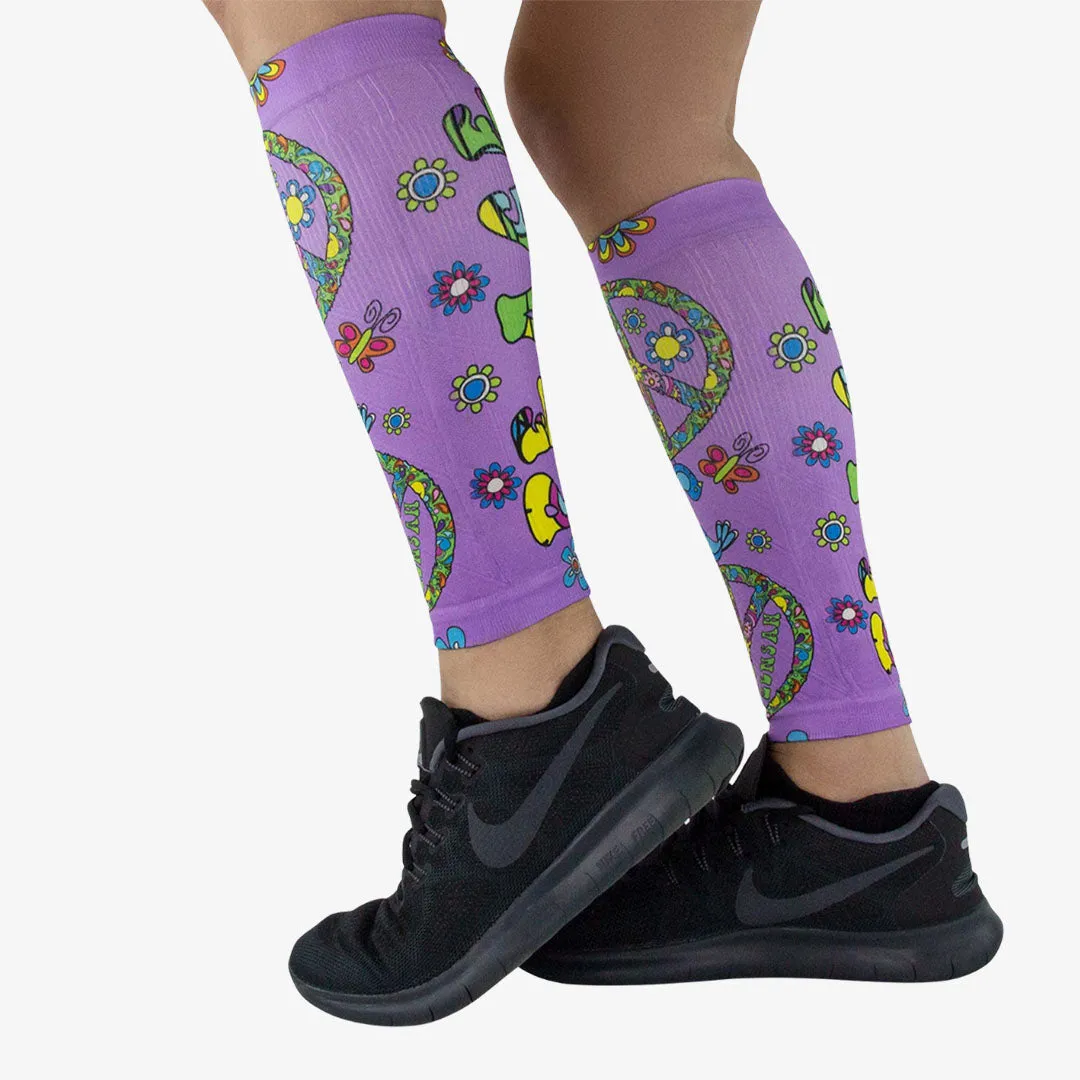 Peace Signs Compression Leg Sleeves sold by Zensah product image thumbnail 4