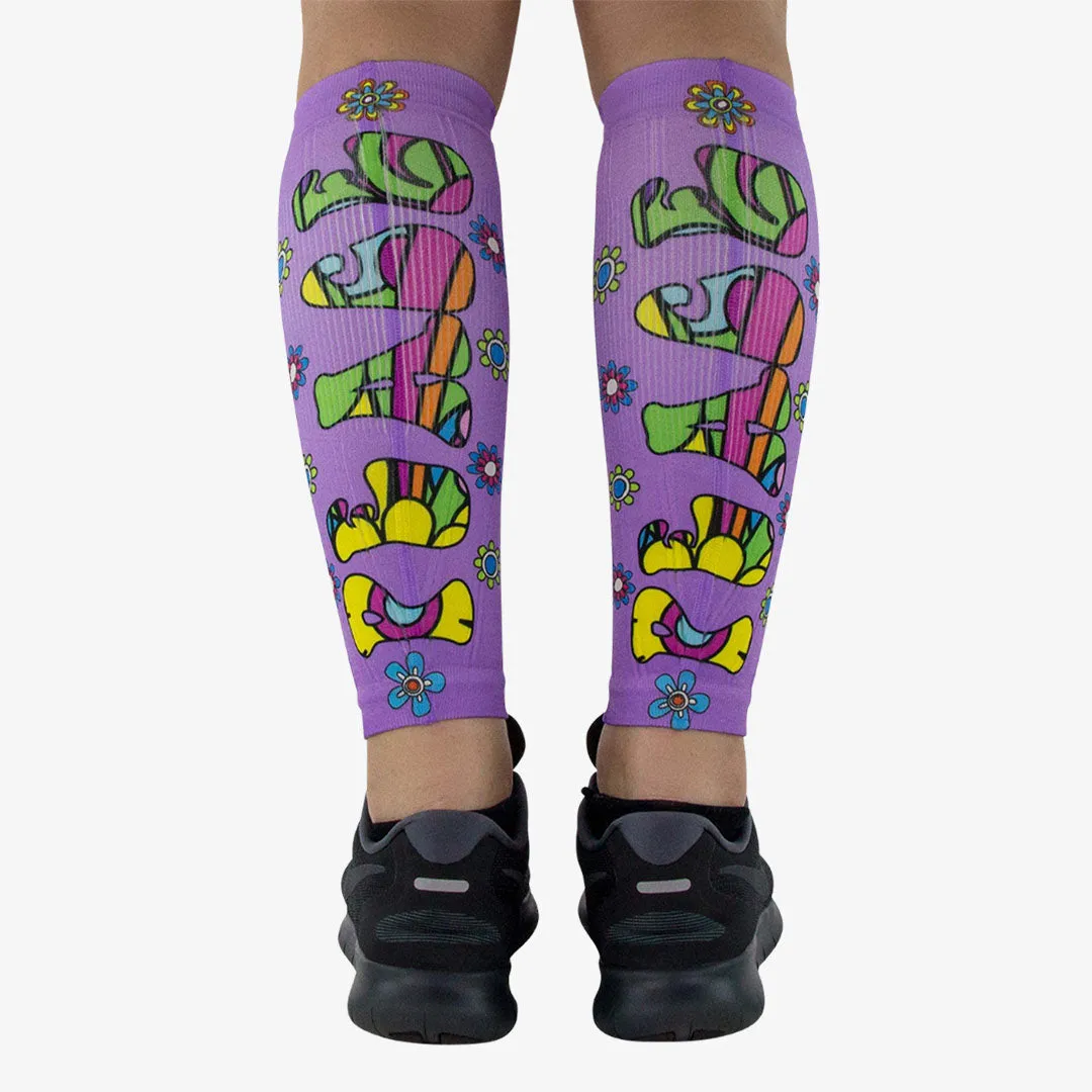 Peace Signs Compression Leg Sleeves sold by Zensah product image thumbnail 2