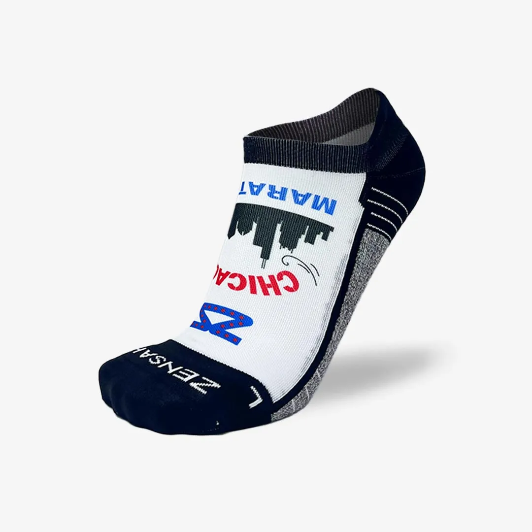 Windy Chicago Skyline Running Socks (No Show) sold by Zensah product image thumbnail 3