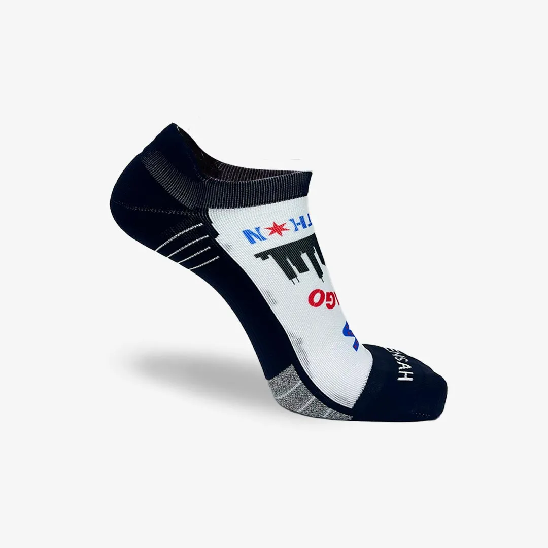 Windy Chicago Skyline Running Socks (No Show) sold by Zensah product image thumbnail 4