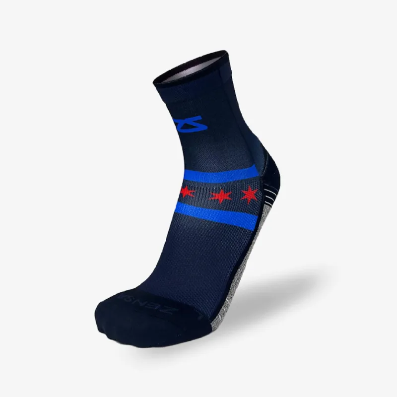 Chicago Flag Running Socks (Mini-Crew) sold by Zensah