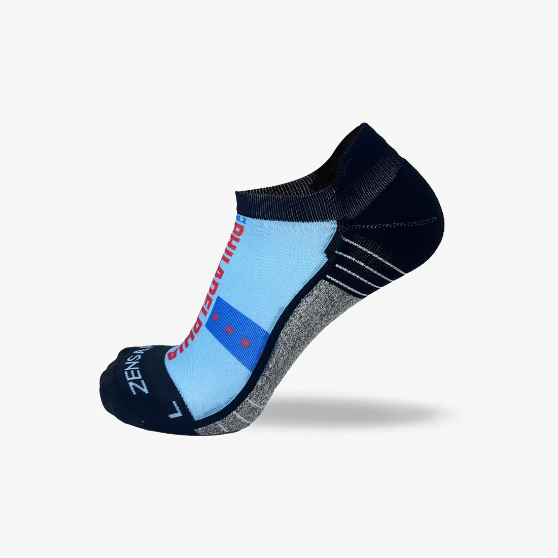 Iconic Philly Running Socks (No Show) sold by Zensah product image thumbnail 3