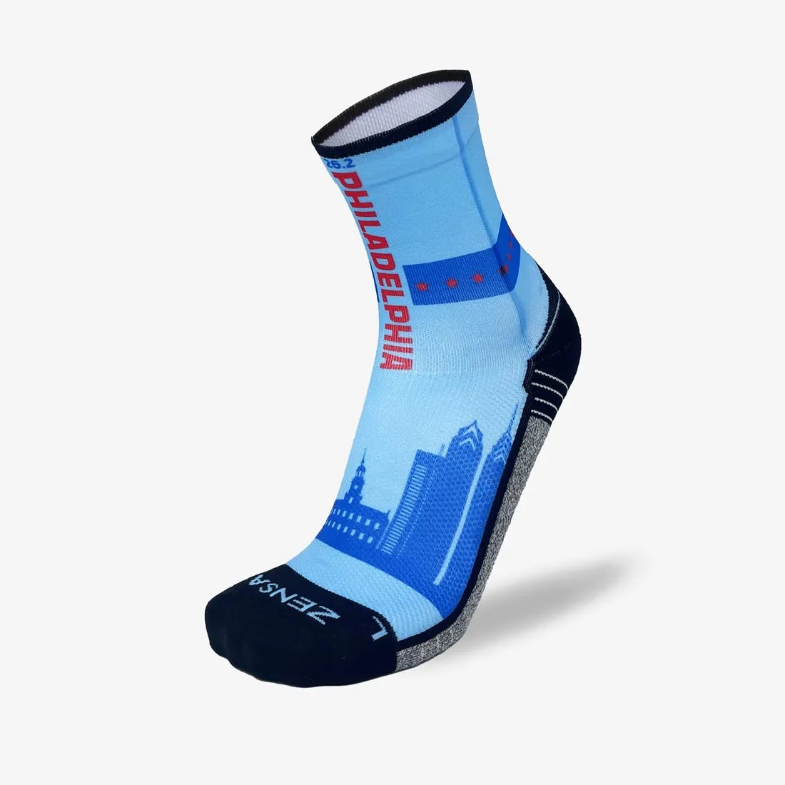 Iconic Philly Running Socks (Mini-Crew) sold by Zensah product image thumbnail 3