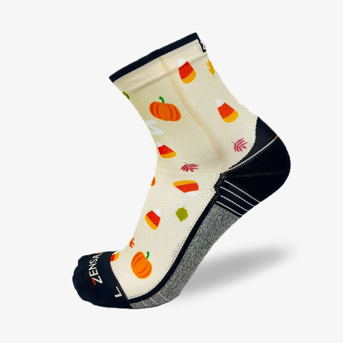 Pumpkins and Candy Running Socks (Mini-Crew) sold by Zensah