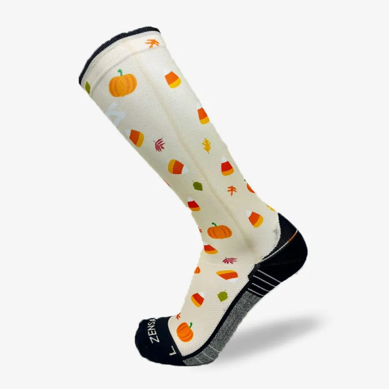 Pumpkins and Candy Compression Socks (Knee-High) sold by Zensah