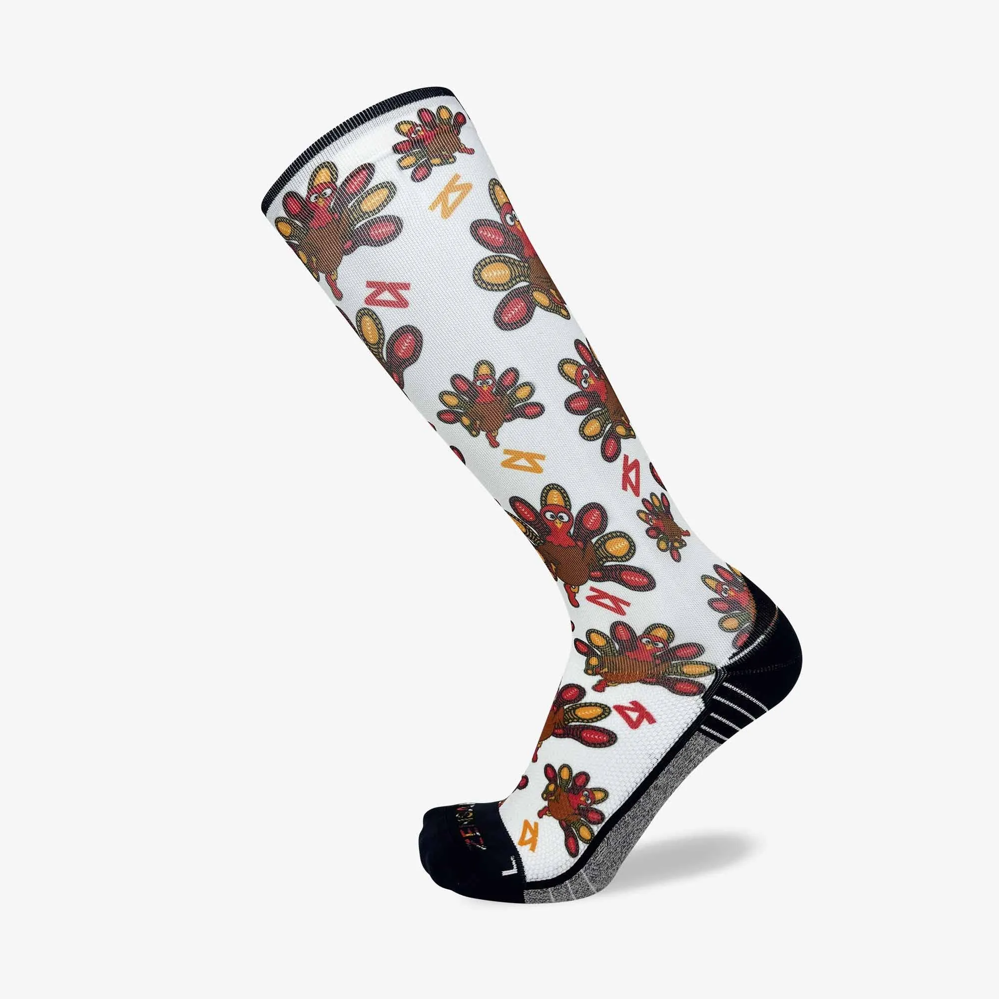 Runner Turkeys Compression Socks (Knee-High) sold by Zensah