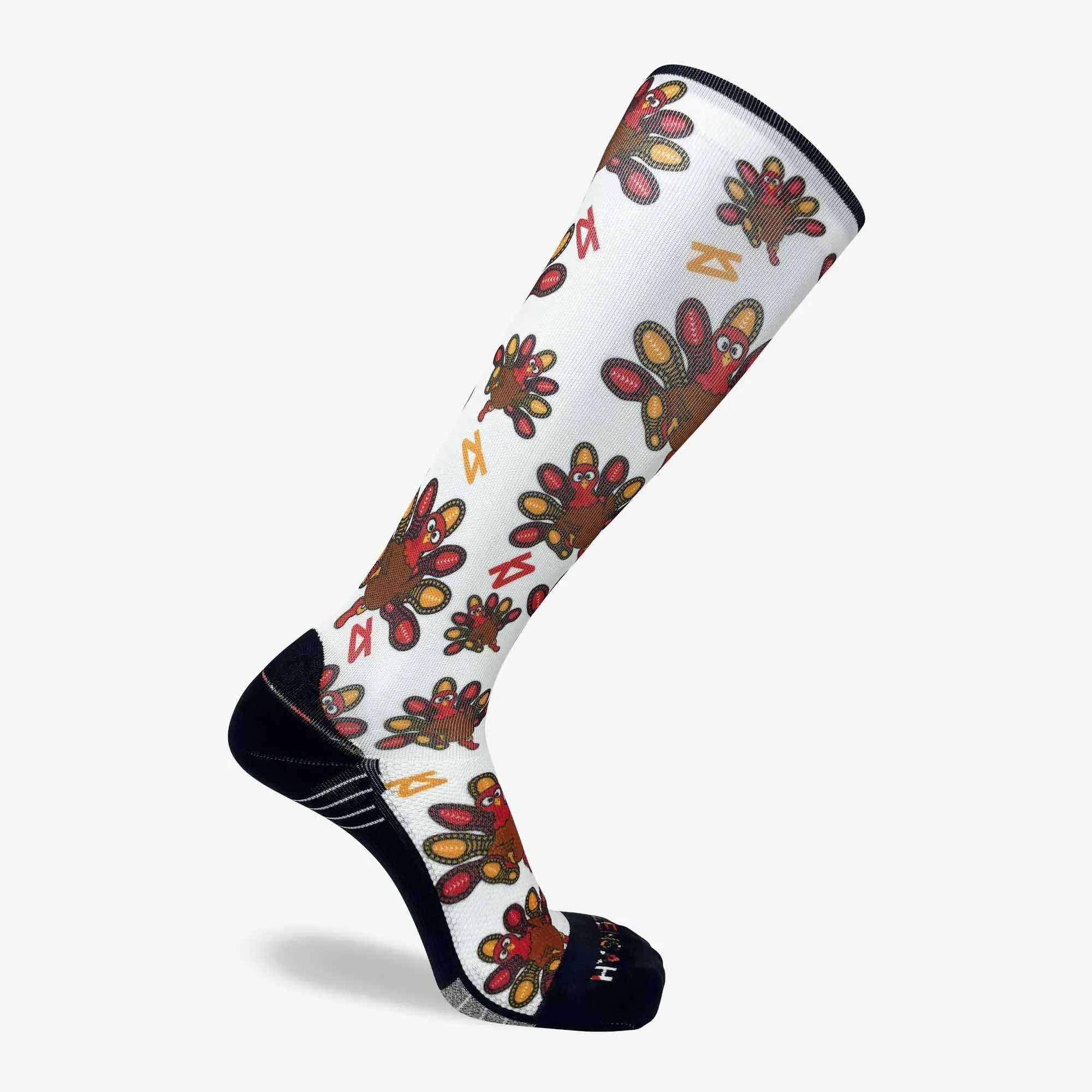 Runner Turkeys Compression Socks (Knee-High) sold by Zensah product image thumbnail 3