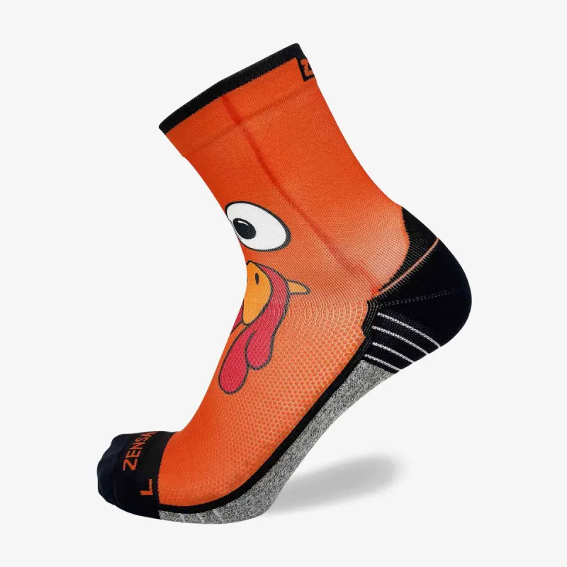 Turkey Face Running Socks (Mini-Crew) sold by Zensah