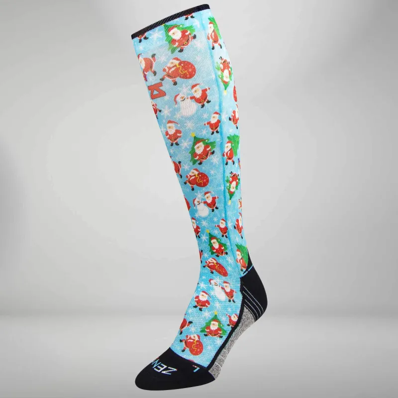 Santa Compression Socks (Knee-High) sold by Zensah