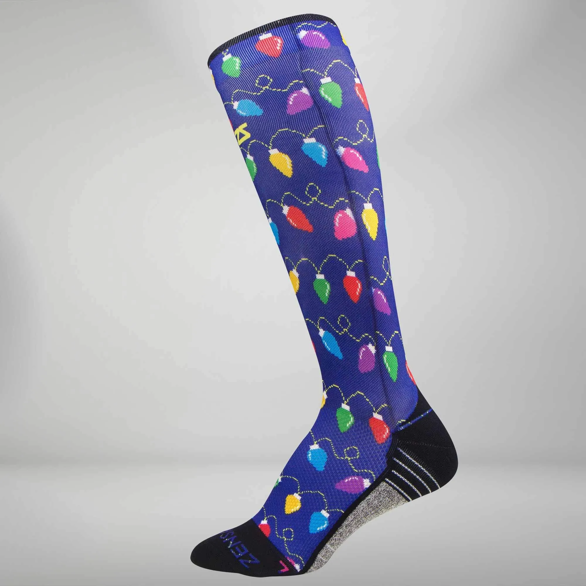 Christmas Lights Compression Socks (Knee-High) sold by Zensah product image thumbnail 2