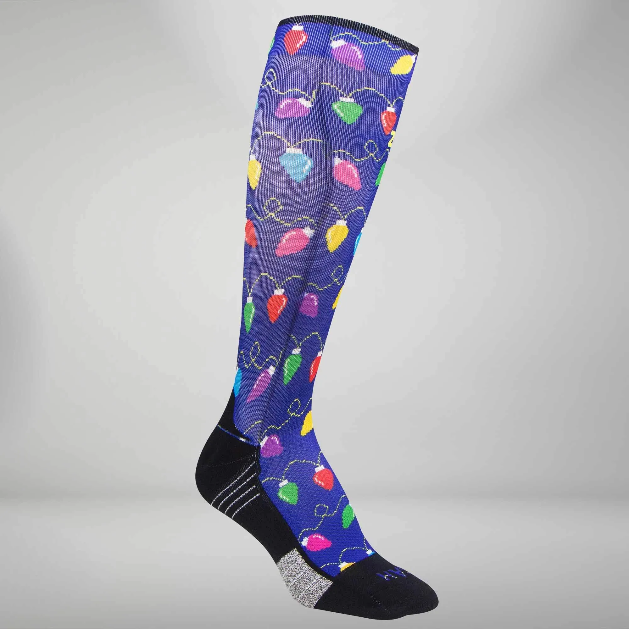 Christmas Lights Compression Socks (Knee-High) sold by Zensah product image thumbnail 3