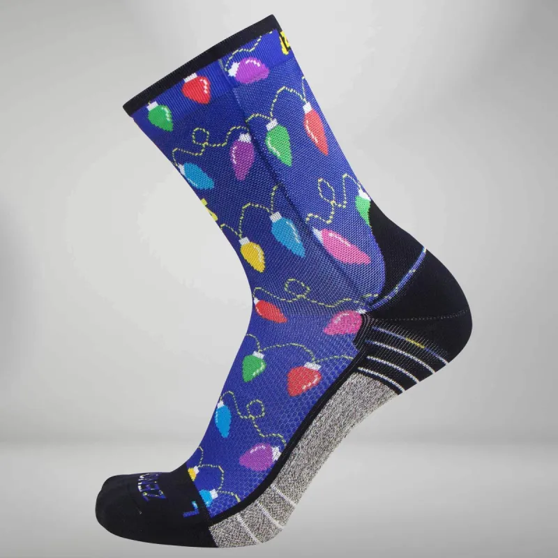 Christmas Lights Socks (Mini Crew) sold by Zensah