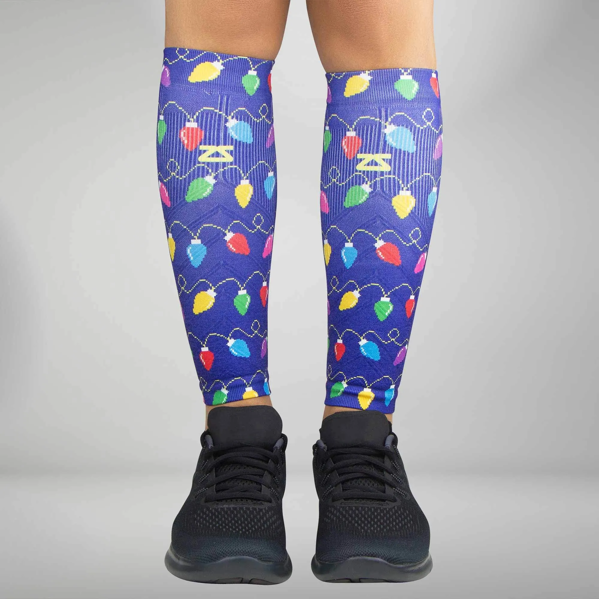 Christmas Lights Compression Leg Sleeves sold by Zensah