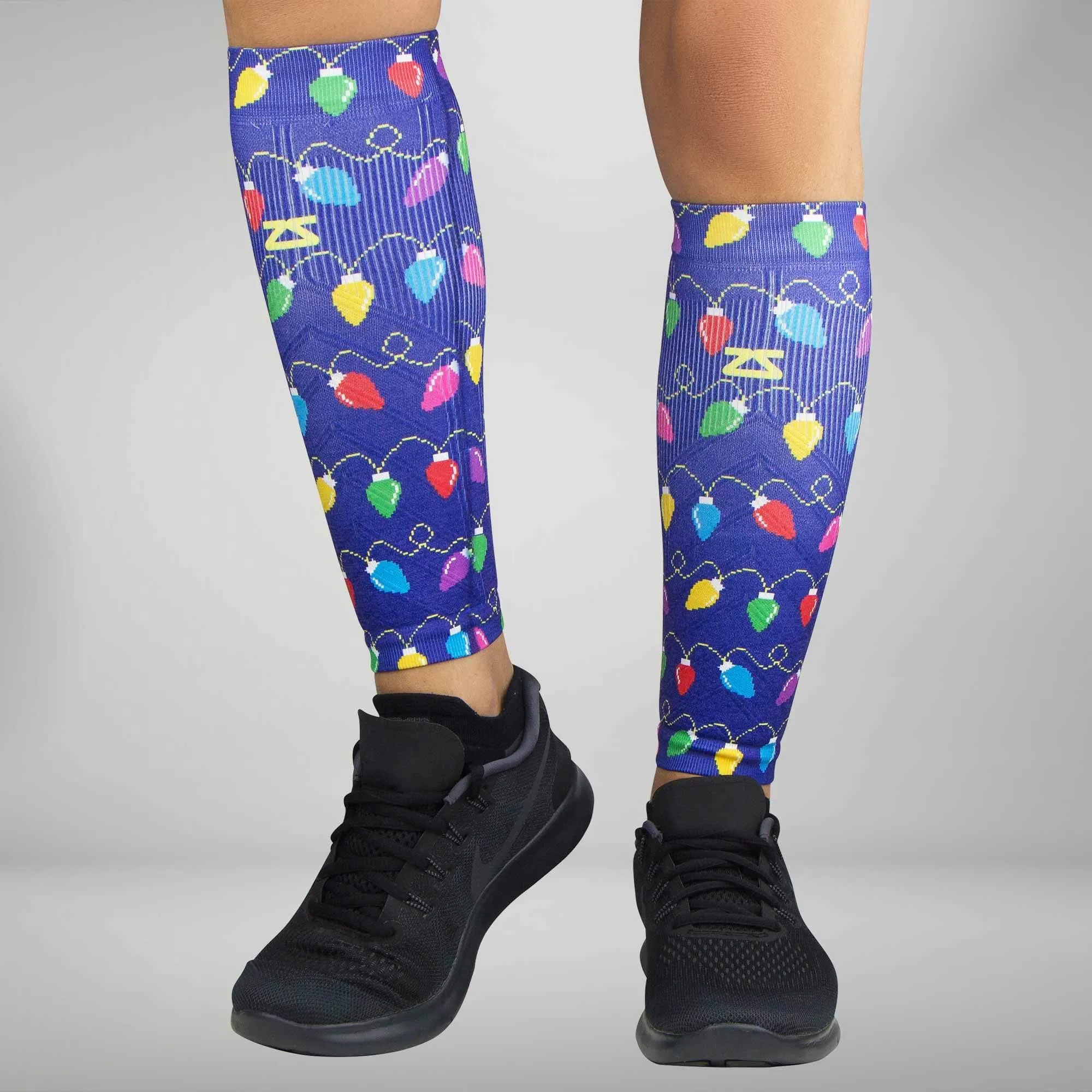 Christmas Lights Compression Leg Sleeves sold by Zensah product image thumbnail 2