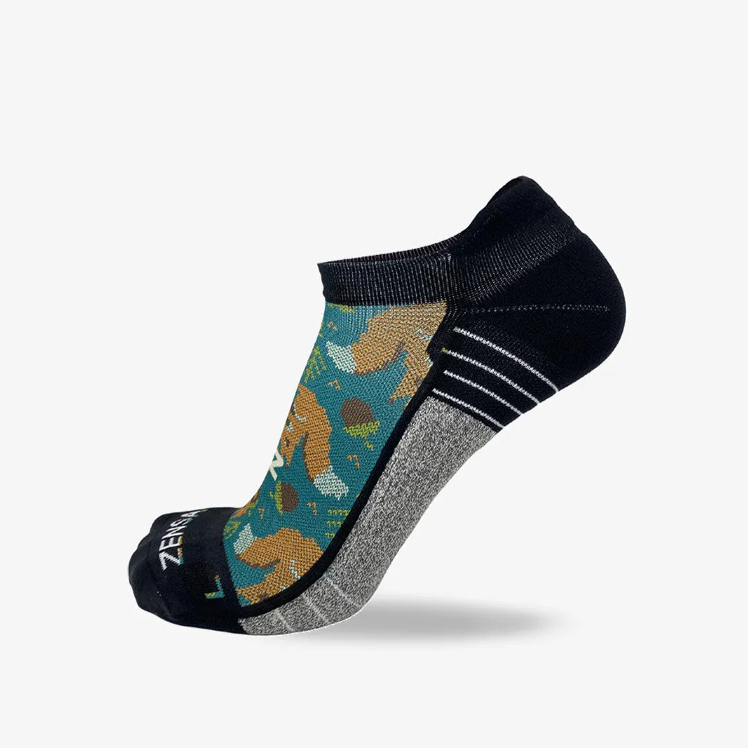 Knit Squirrels Running Socks (No Show) sold by Zensah