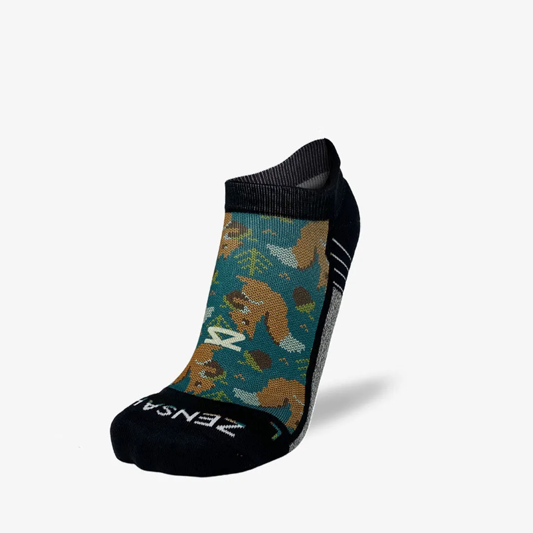 Knit Squirrels Running Socks (No Show) sold by Zensah product image thumbnail 4