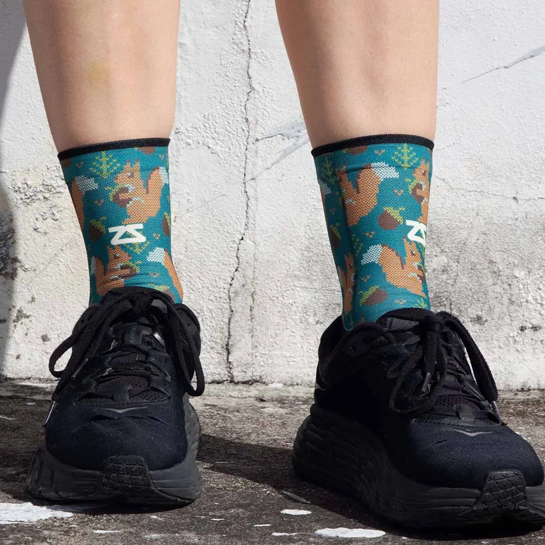 Knit Squirrels Socks (Mini-Crew) sold by Zensah