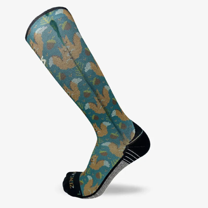 Knit Squirrels Compression Socks (Knee-High) sold by Zensah