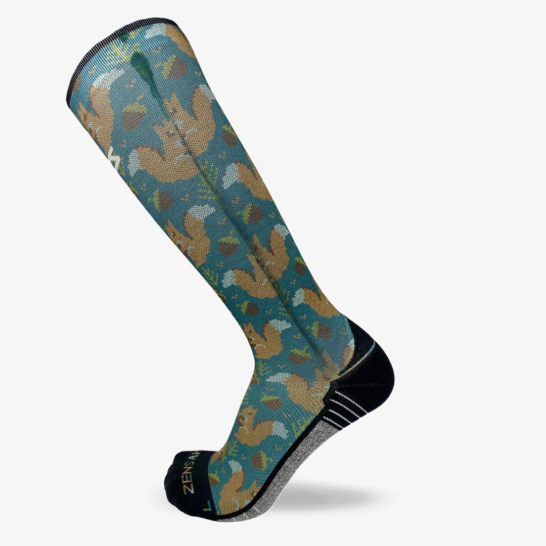 Knit Squirrels Compression Socks (Knee-High) sold by Zensah