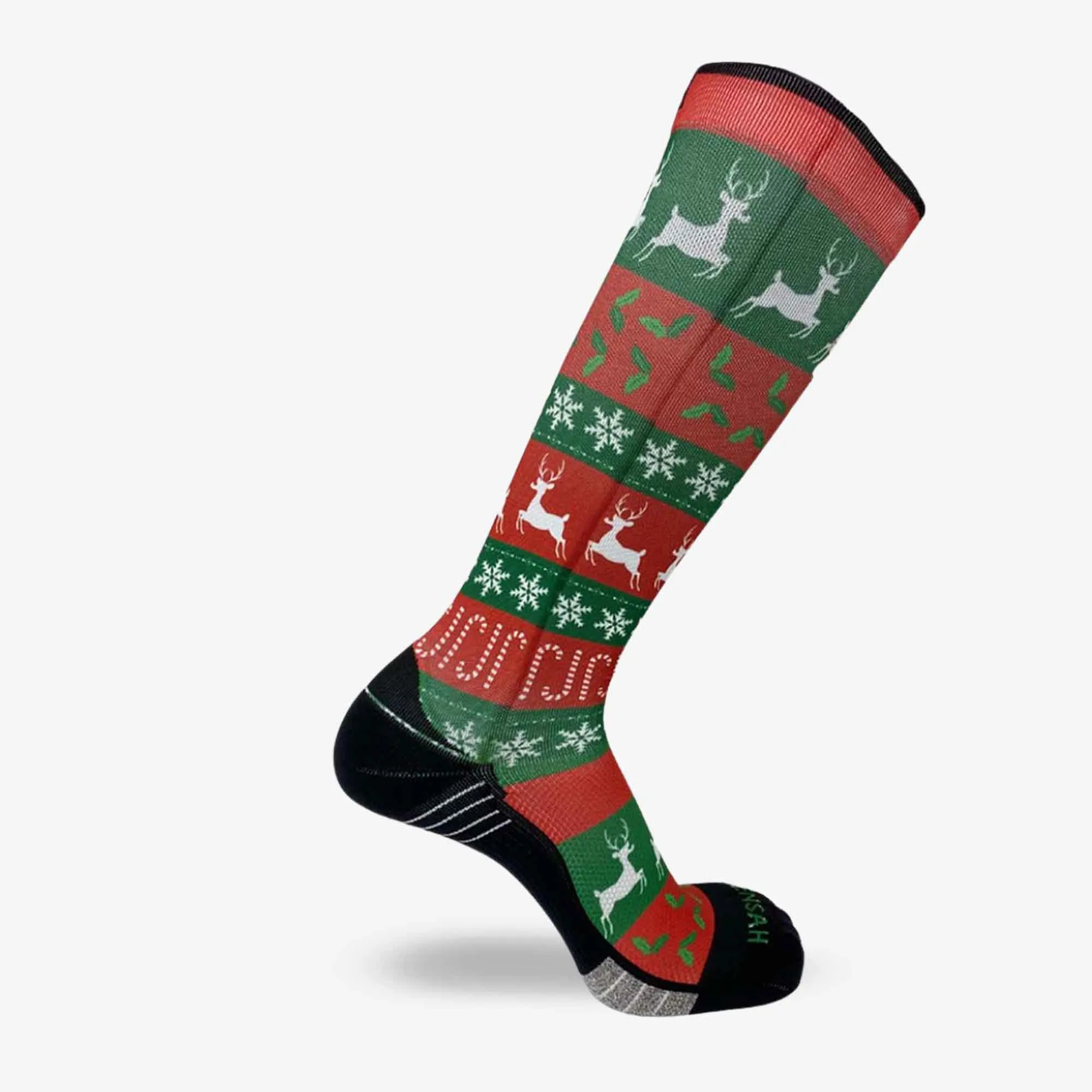 Funky Christmas Sweater Compression Socks (Knee-High) sold by Zensah product image thumbnail 2