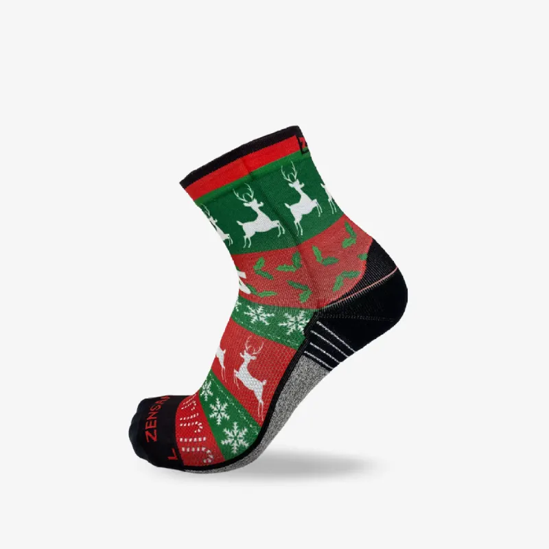 Funky Christmas Sweater Socks (Mini Crew) sold by Zensah