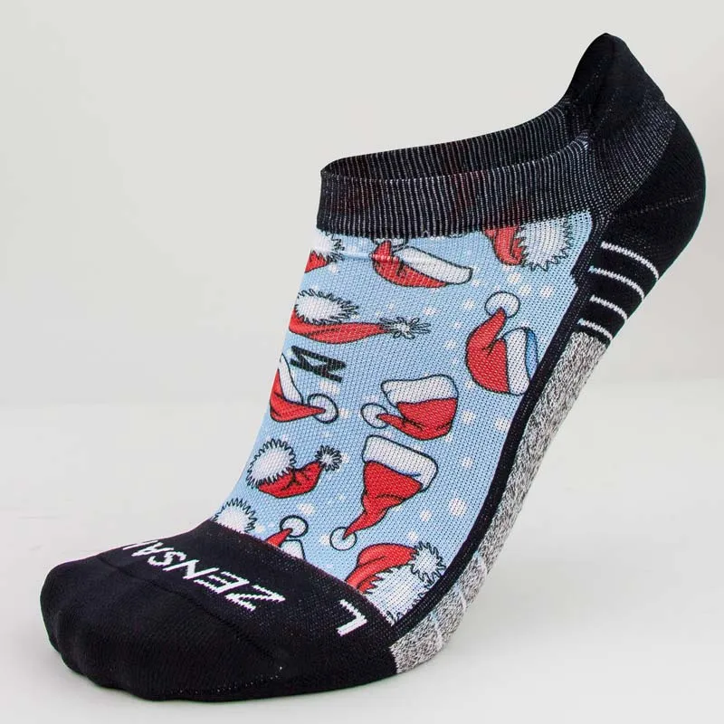 Santa Hats Running Socks (No Show) sold by Zensah product image thumbnail 2
