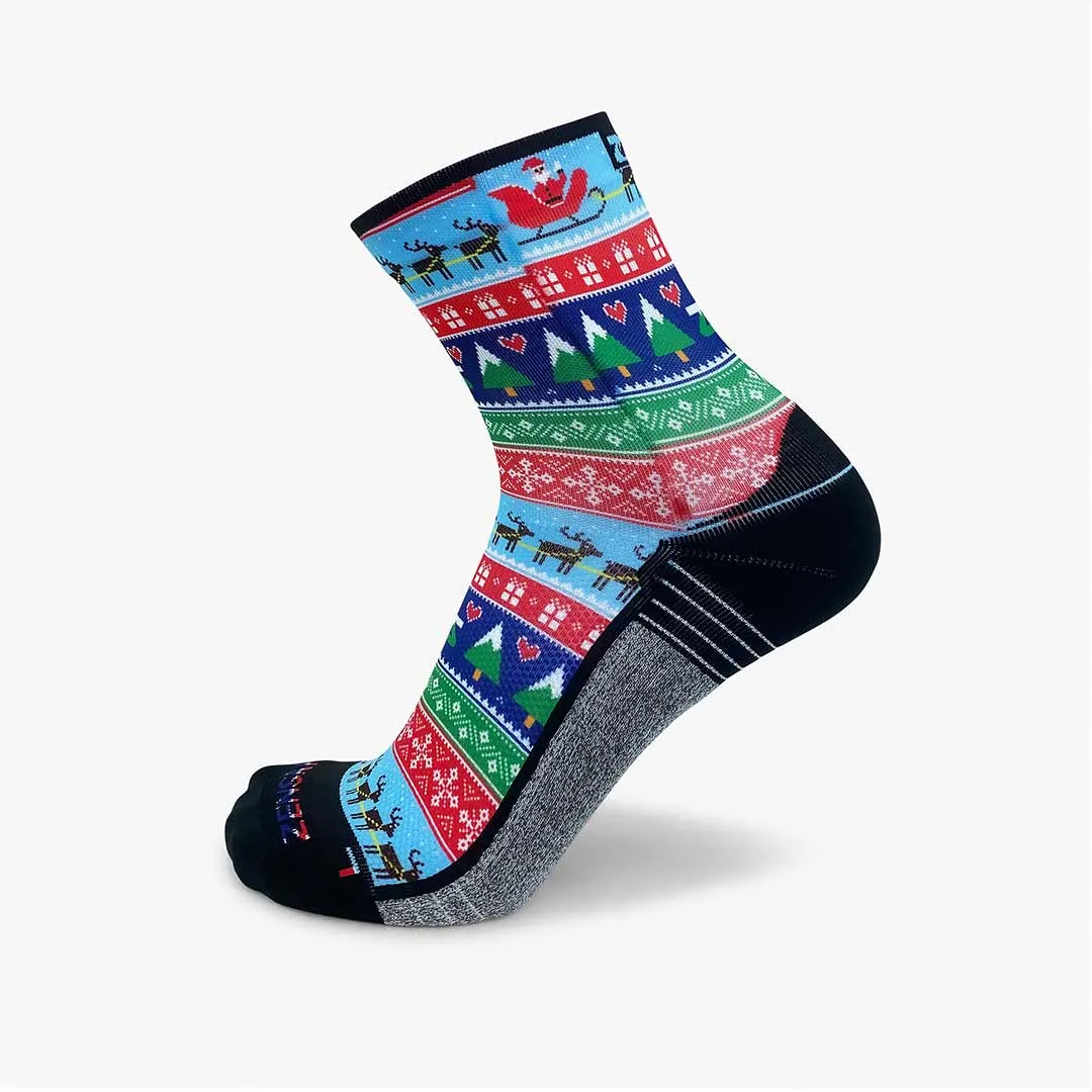 Ugly Santa Sweater Socks (Mini-Crew) sold by Zensah