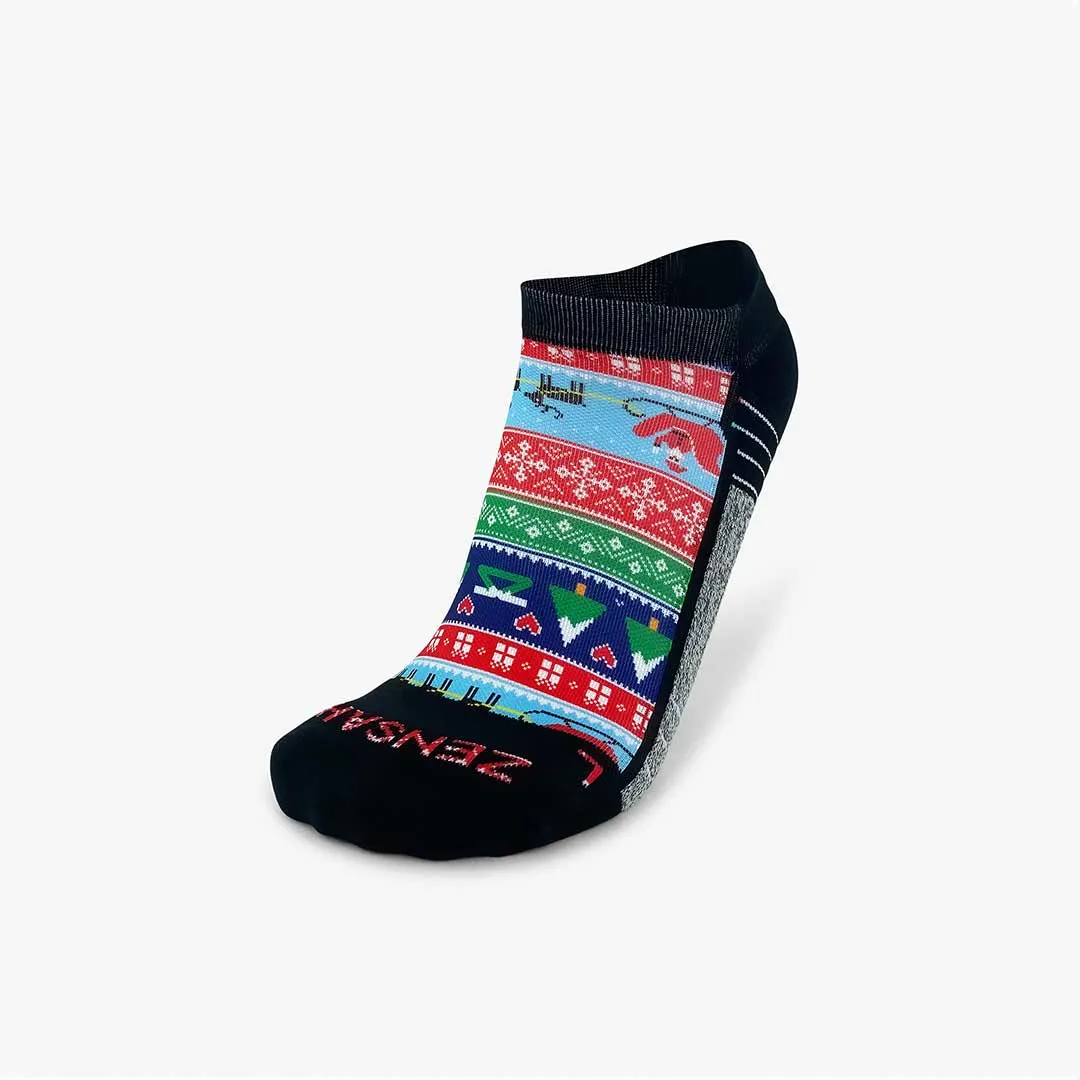 Ugly Santa Sweater Running Socks (No Show) sold by Zensah product image thumbnail 2