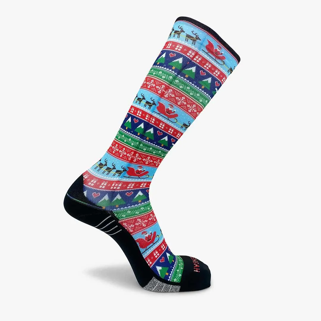 Ugly Santa Sweater Compression Socks (Knee-High) sold by Zensah product image thumbnail 3
